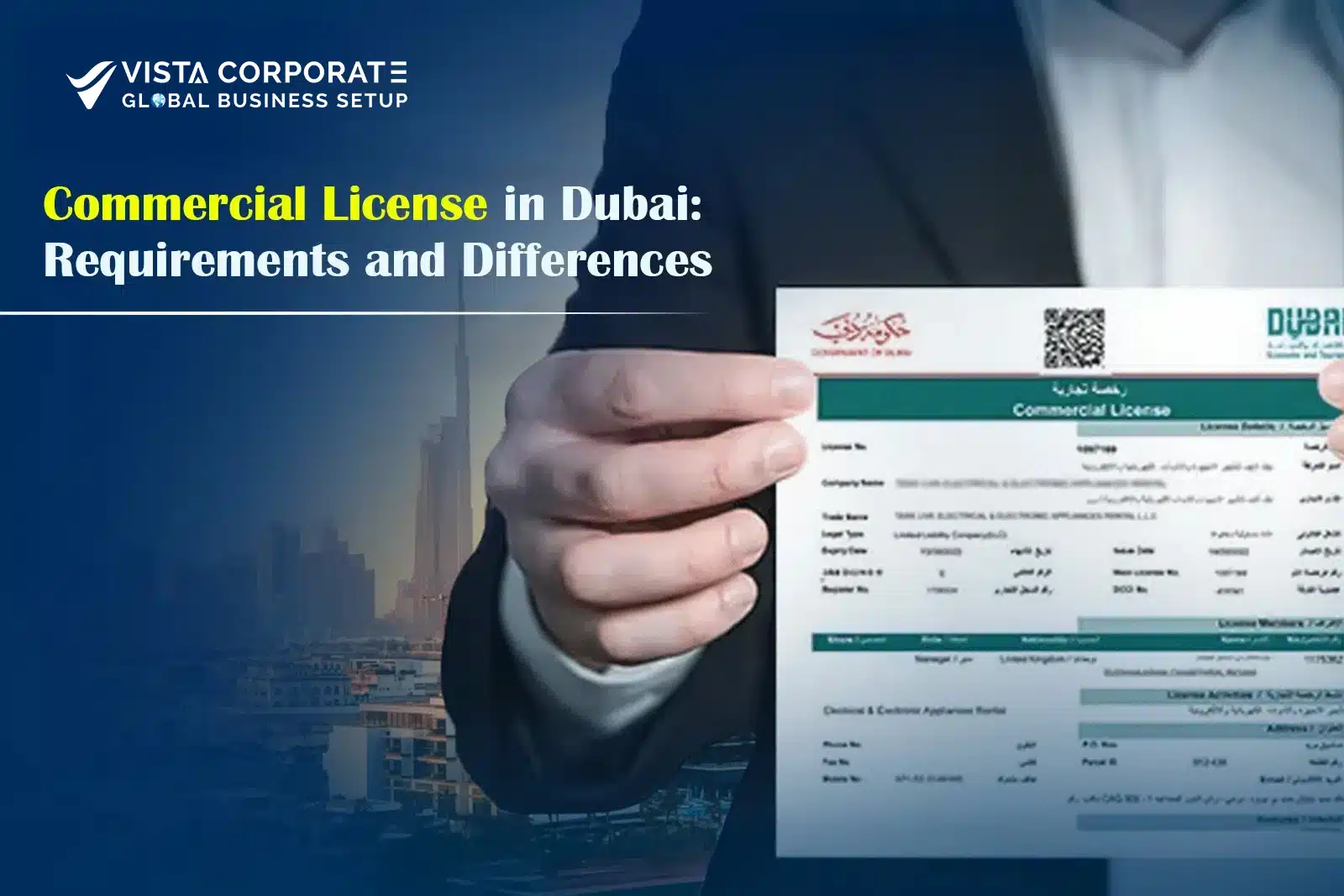 Commercial License in Dubai: Requirements and Differences