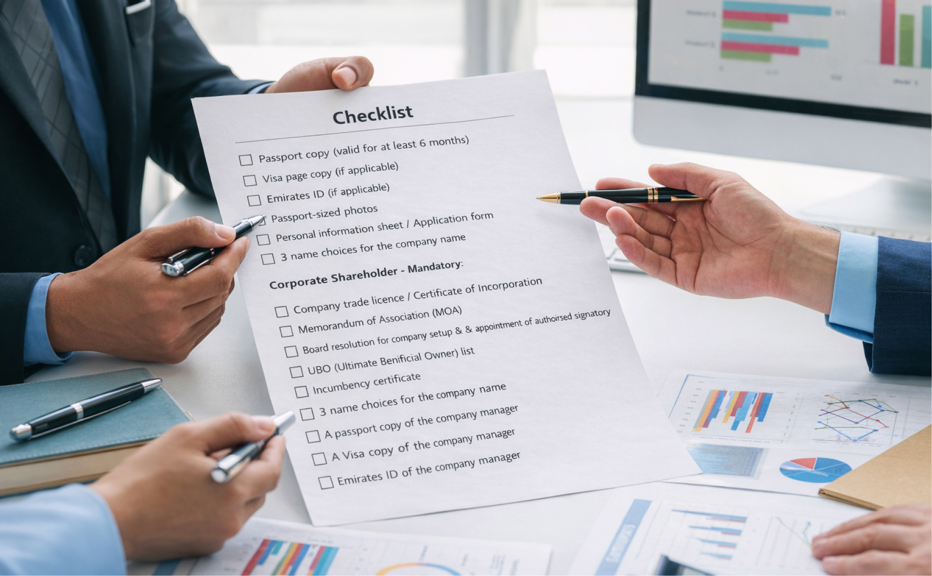 Documents for Mainland Company Formation in Dubai